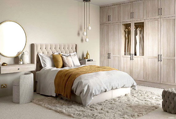 Image showing the Five piece style Harlem Fitted Bedroom in Urban Oak