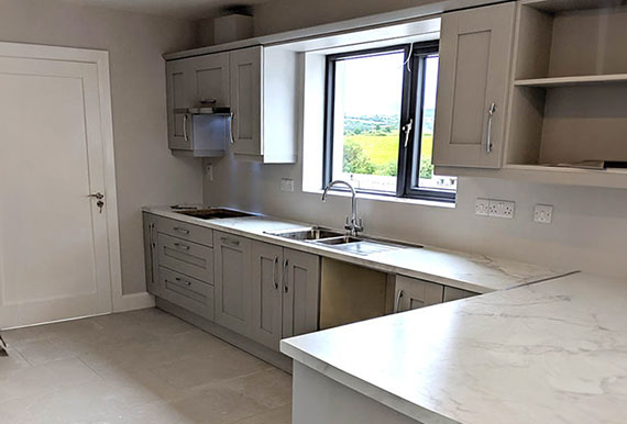 Image showing a newly installed fitted kitchen in Cork